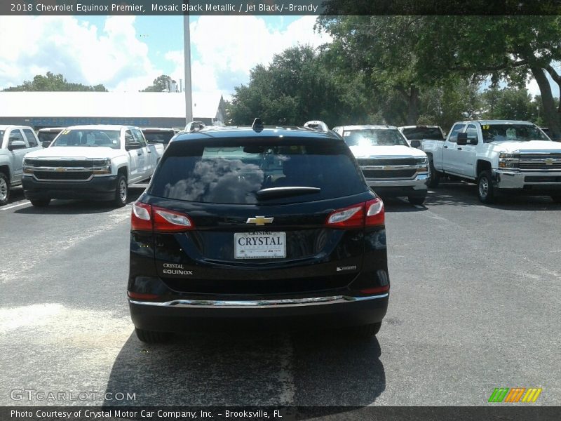 Mosaic Black Metallic / Jet Black/­Brandy 2018 Chevrolet Equinox Premier