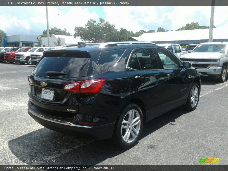 Mosaic Black Metallic / Jet Black/­Brandy 2018 Chevrolet Equinox Premier