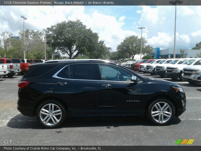 Mosaic Black Metallic / Jet Black/­Brandy 2018 Chevrolet Equinox Premier