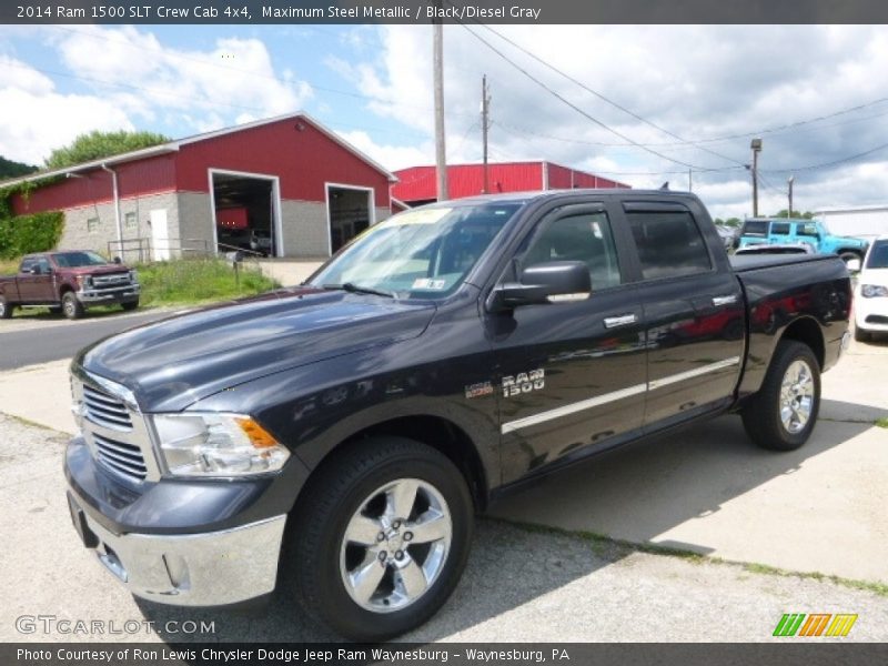 Maximum Steel Metallic / Black/Diesel Gray 2014 Ram 1500 SLT Crew Cab 4x4