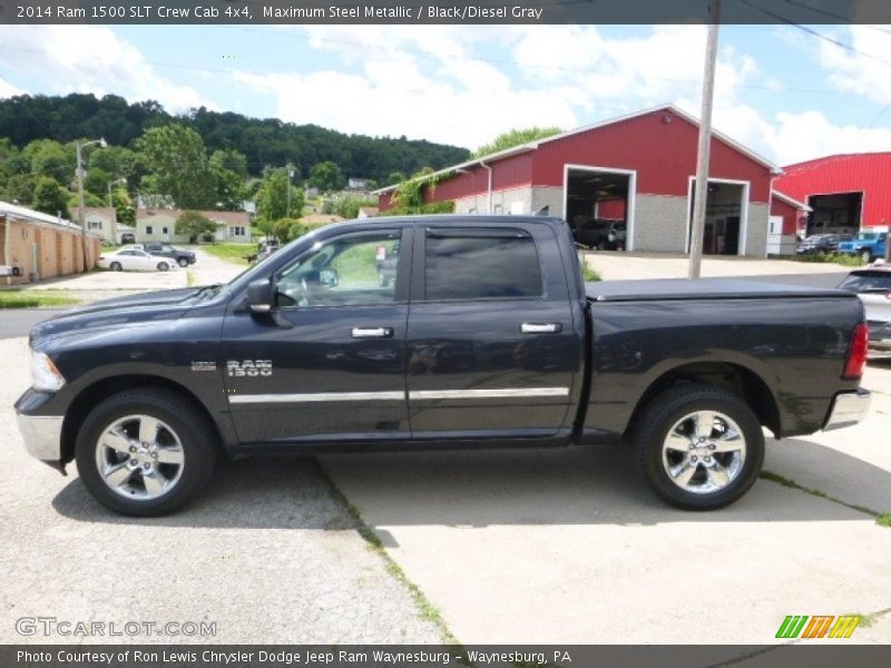 Maximum Steel Metallic / Black/Diesel Gray 2014 Ram 1500 SLT Crew Cab 4x4