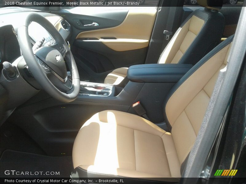 Mosaic Black Metallic / Jet Black/­Brandy 2018 Chevrolet Equinox Premier