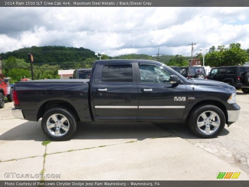 Maximum Steel Metallic / Black/Diesel Gray 2014 Ram 1500 SLT Crew Cab 4x4