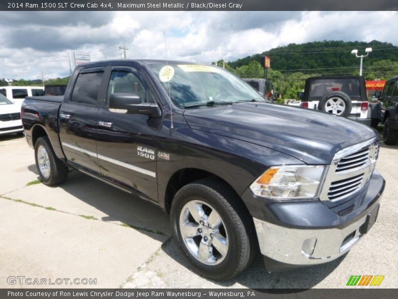 Maximum Steel Metallic / Black/Diesel Gray 2014 Ram 1500 SLT Crew Cab 4x4