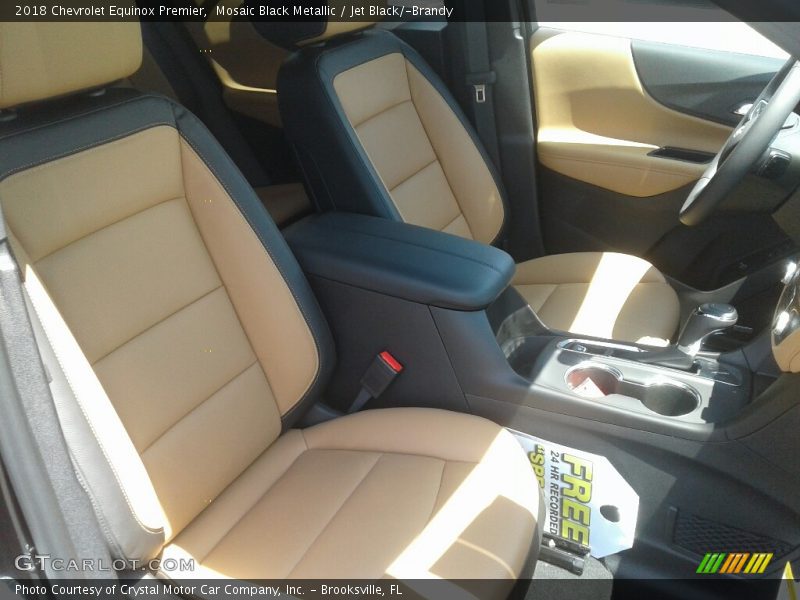 Mosaic Black Metallic / Jet Black/­Brandy 2018 Chevrolet Equinox Premier