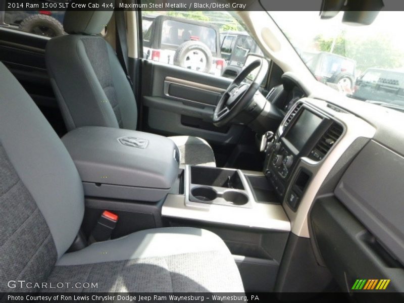 Maximum Steel Metallic / Black/Diesel Gray 2014 Ram 1500 SLT Crew Cab 4x4