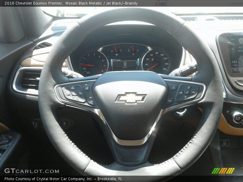 Mosaic Black Metallic / Jet Black/­Brandy 2018 Chevrolet Equinox Premier