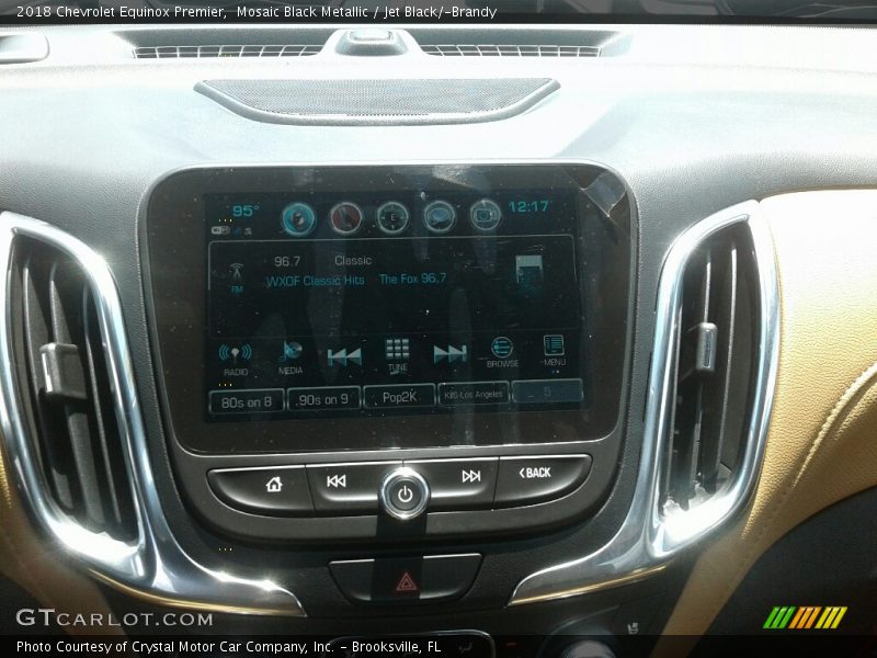 Mosaic Black Metallic / Jet Black/­Brandy 2018 Chevrolet Equinox Premier