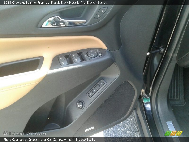 Mosaic Black Metallic / Jet Black/­Brandy 2018 Chevrolet Equinox Premier
