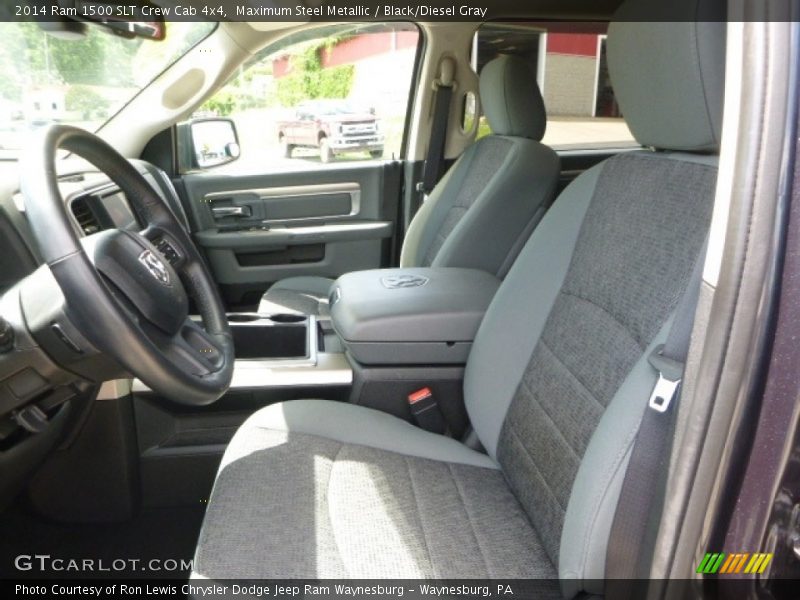 Maximum Steel Metallic / Black/Diesel Gray 2014 Ram 1500 SLT Crew Cab 4x4