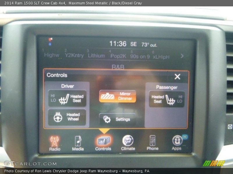 Maximum Steel Metallic / Black/Diesel Gray 2014 Ram 1500 SLT Crew Cab 4x4