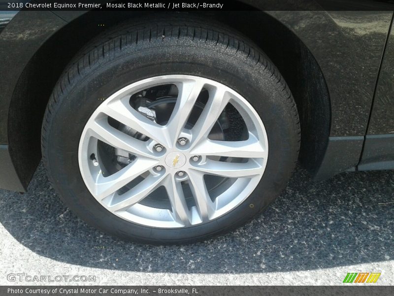 Mosaic Black Metallic / Jet Black/­Brandy 2018 Chevrolet Equinox Premier