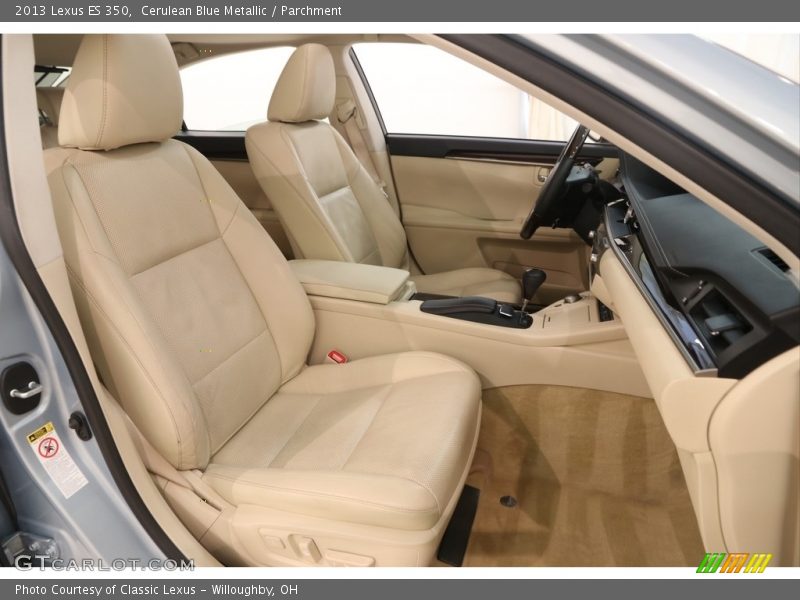 Cerulean Blue Metallic / Parchment 2013 Lexus ES 350