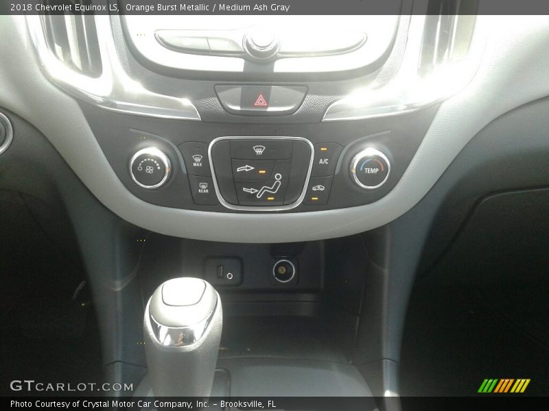 Orange Burst Metallic / Medium Ash Gray 2018 Chevrolet Equinox LS