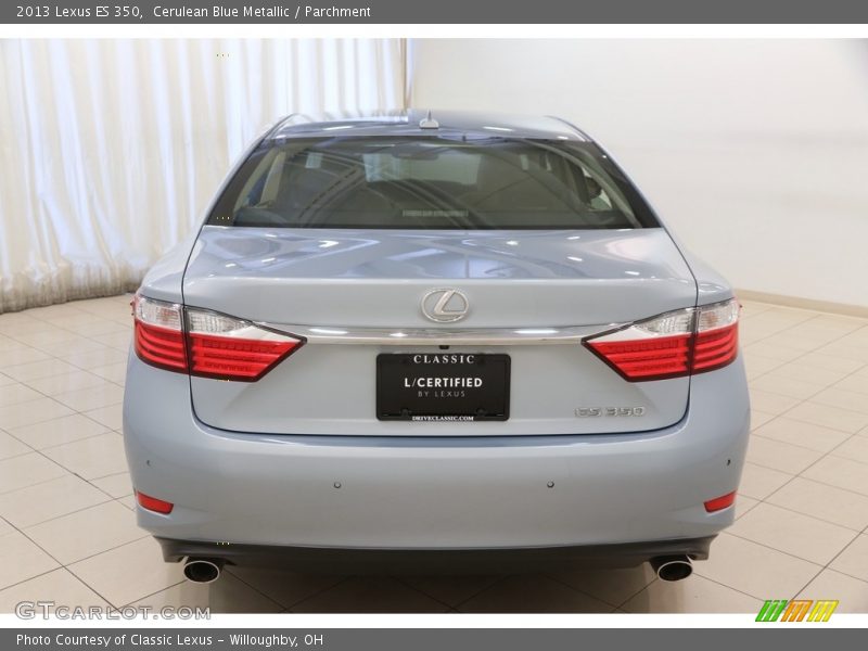Cerulean Blue Metallic / Parchment 2013 Lexus ES 350