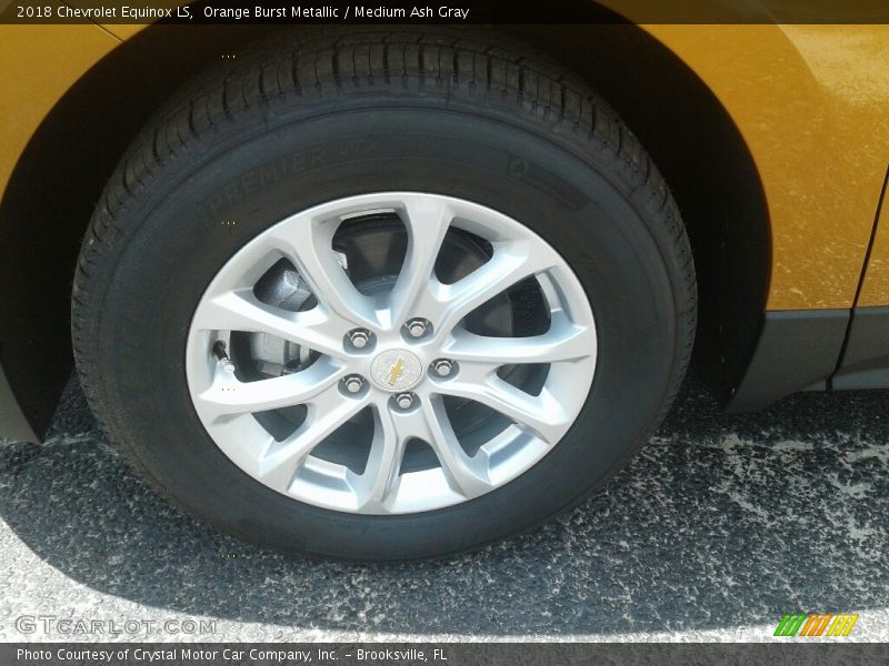Orange Burst Metallic / Medium Ash Gray 2018 Chevrolet Equinox LS