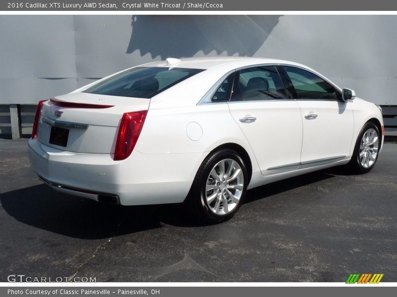 Crystal White Tricoat / Shale/Cocoa 2016 Cadillac XTS Luxury AWD Sedan