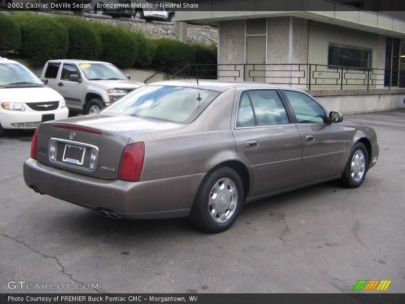 Bronzemist Metallic / Neutral Shale 2002 Cadillac DeVille Sedan