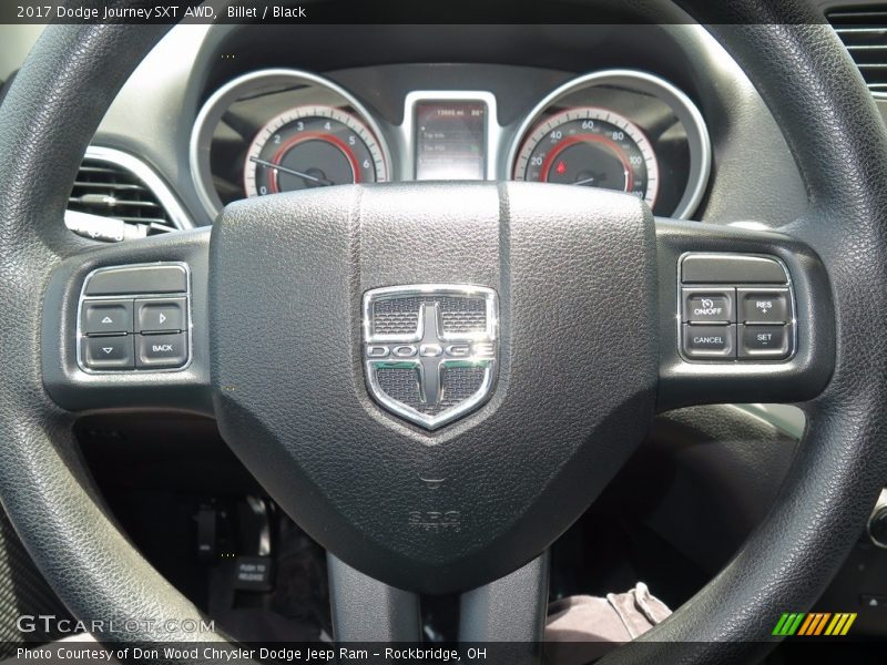Billet / Black 2017 Dodge Journey SXT AWD