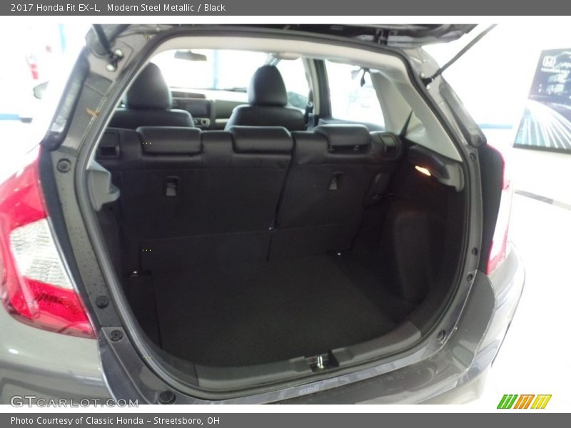 Modern Steel Metallic / Black 2017 Honda Fit EX-L