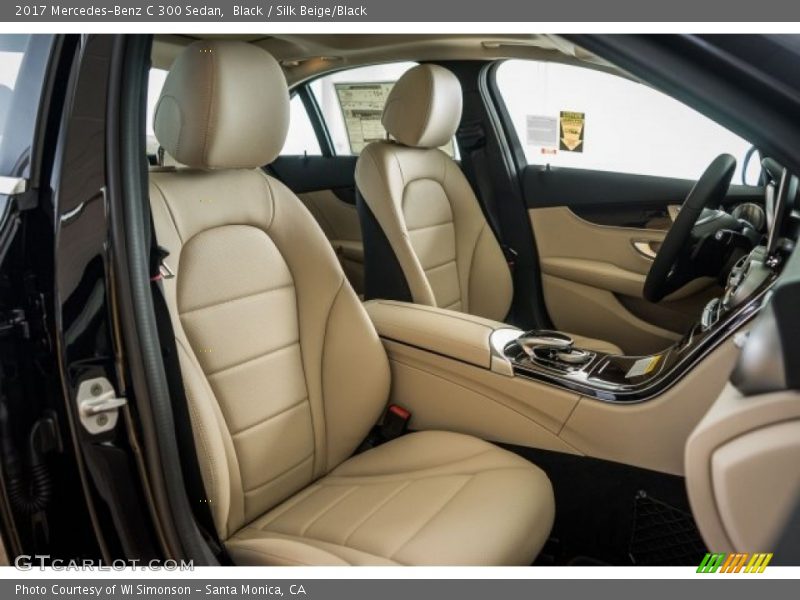 Black / Silk Beige/Black 2017 Mercedes-Benz C 300 Sedan