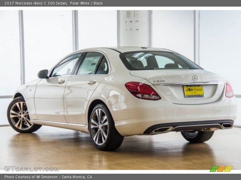 Polar White / Black 2017 Mercedes-Benz C 300 Sedan
