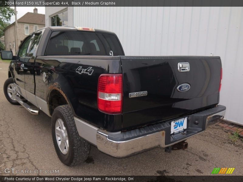 Black / Medium Graphite 2004 Ford F150 XLT SuperCab 4x4