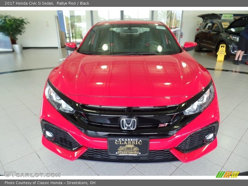 Rallye Red / Black 2017 Honda Civic Si Sedan