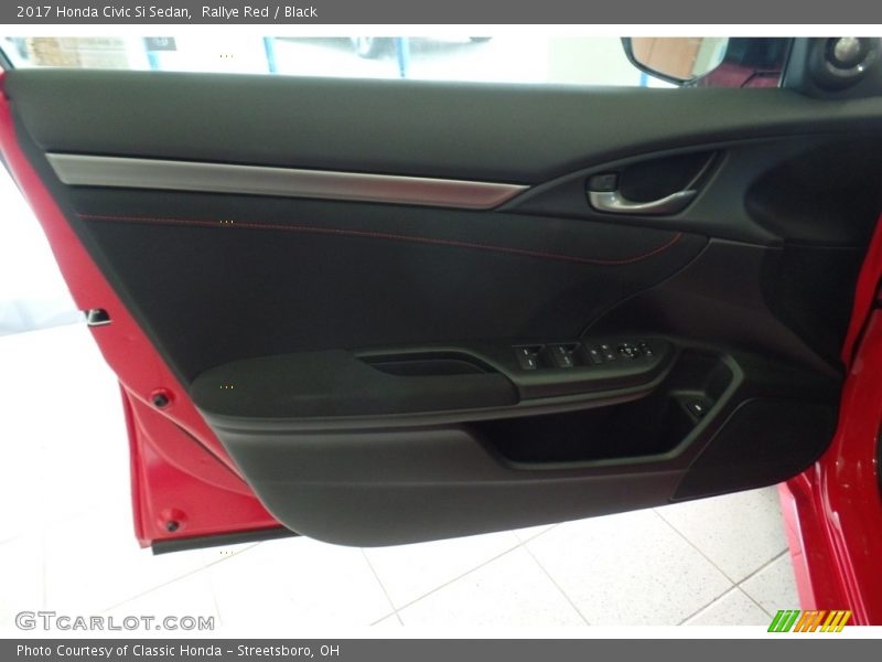 Rallye Red / Black 2017 Honda Civic Si Sedan