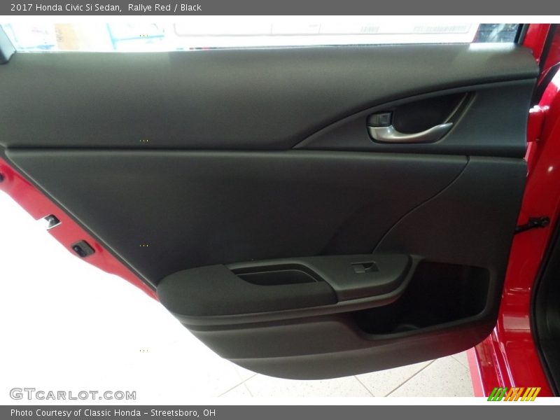 Rallye Red / Black 2017 Honda Civic Si Sedan
