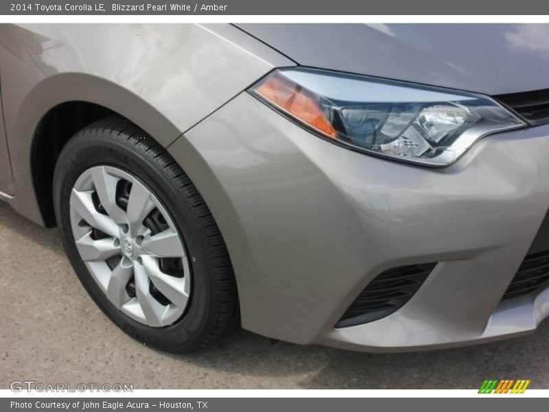 Blizzard Pearl White / Amber 2014 Toyota Corolla LE