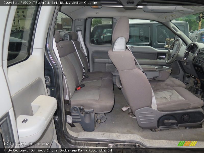 Black / Medium Graphite 2004 Ford F150 XLT SuperCab 4x4