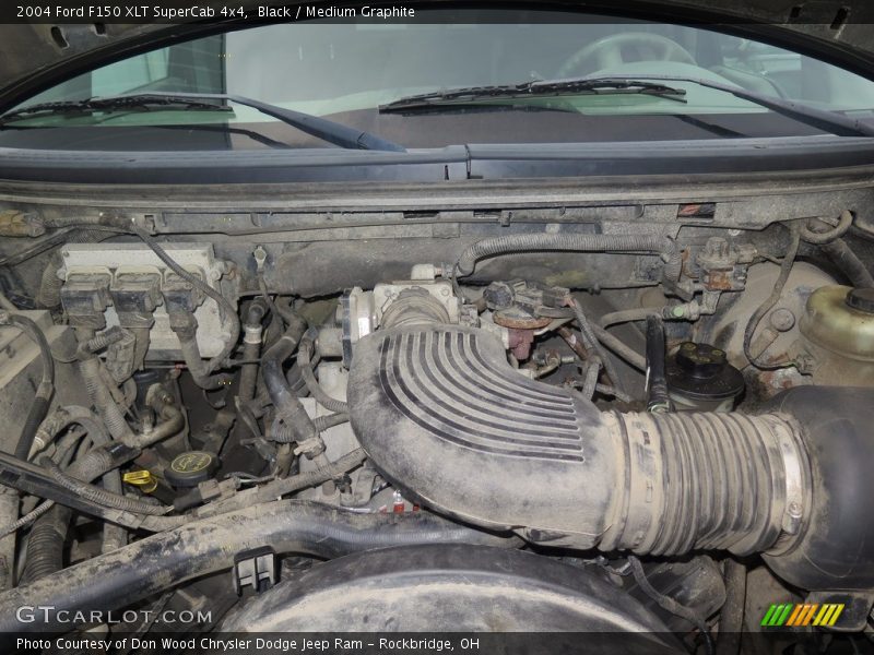 Black / Medium Graphite 2004 Ford F150 XLT SuperCab 4x4