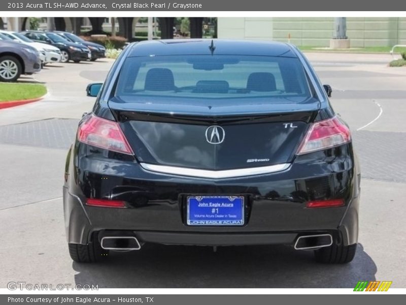 Crystal Black Pearl / Graystone 2013 Acura TL SH-AWD Advance