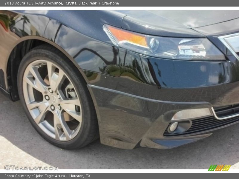Crystal Black Pearl / Graystone 2013 Acura TL SH-AWD Advance
