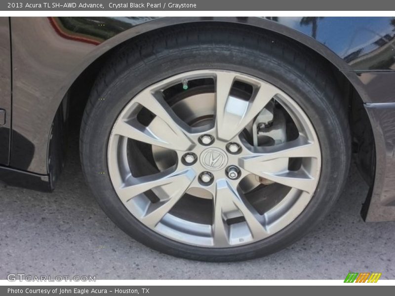 Crystal Black Pearl / Graystone 2013 Acura TL SH-AWD Advance