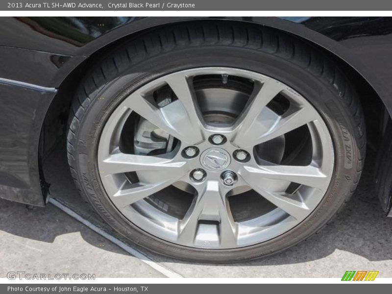 Crystal Black Pearl / Graystone 2013 Acura TL SH-AWD Advance