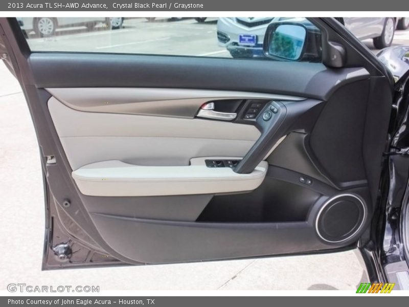 Crystal Black Pearl / Graystone 2013 Acura TL SH-AWD Advance