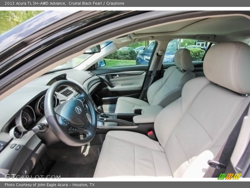 Crystal Black Pearl / Graystone 2013 Acura TL SH-AWD Advance
