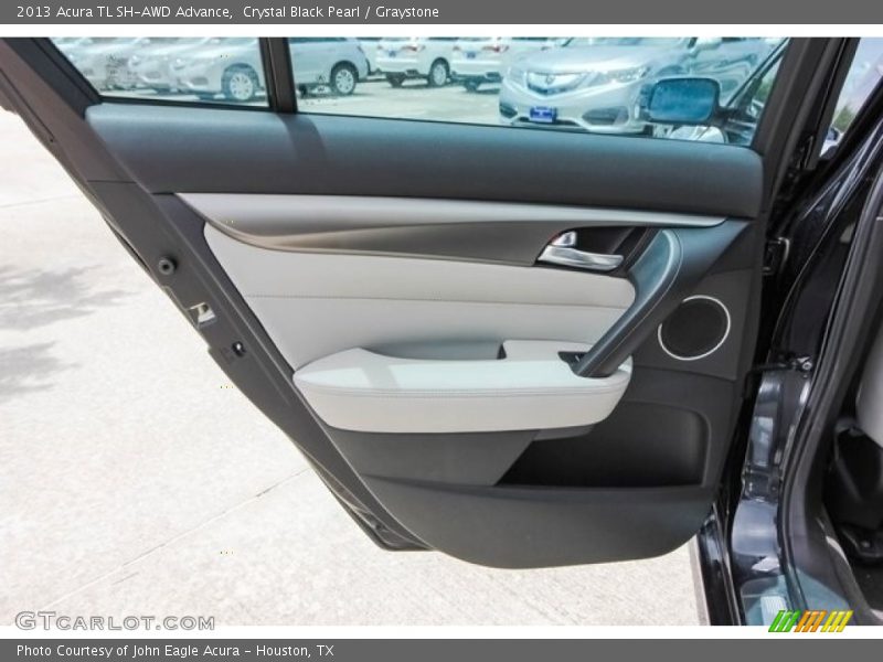 Crystal Black Pearl / Graystone 2013 Acura TL SH-AWD Advance