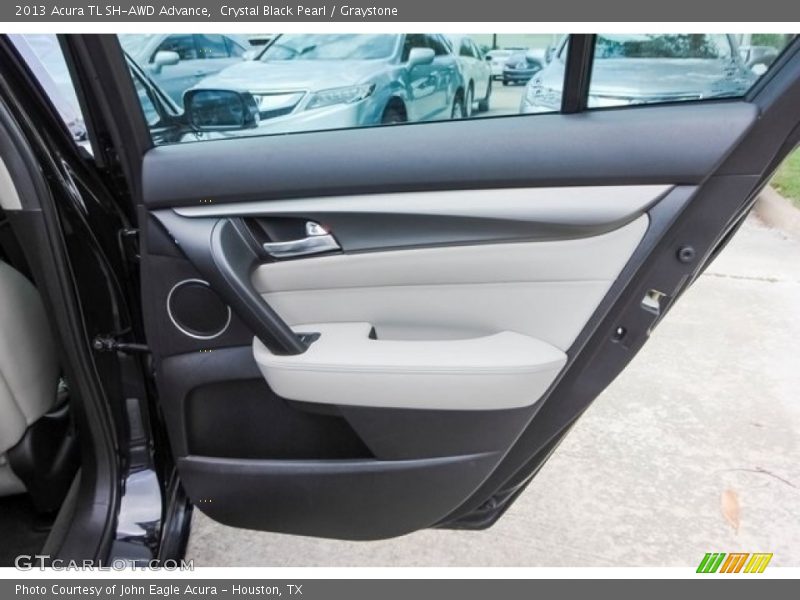 Crystal Black Pearl / Graystone 2013 Acura TL SH-AWD Advance