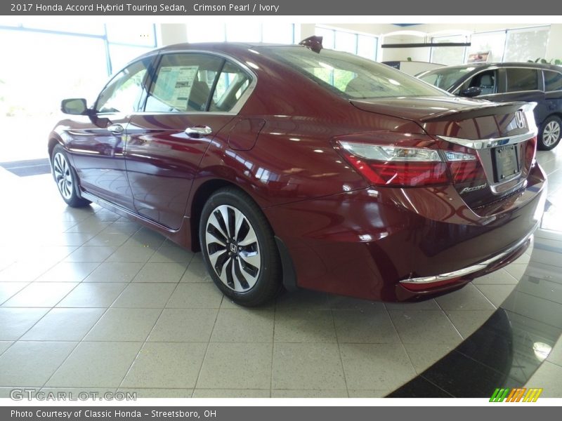 Crimson Pearl / Ivory 2017 Honda Accord Hybrid Touring Sedan