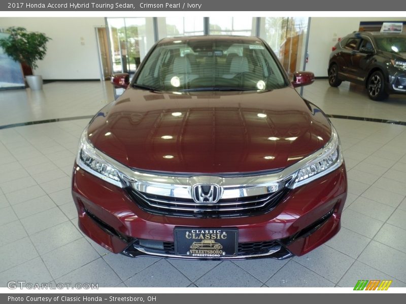 Crimson Pearl / Ivory 2017 Honda Accord Hybrid Touring Sedan