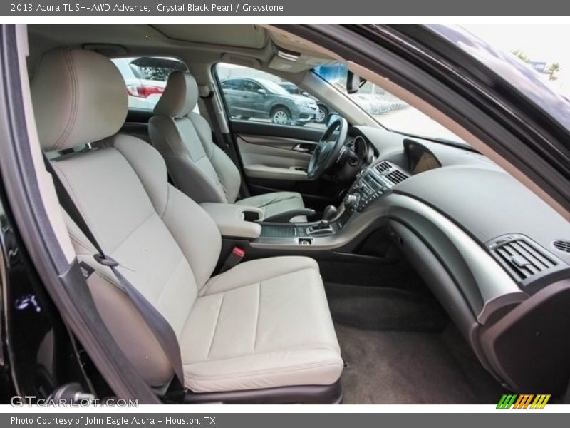 Crystal Black Pearl / Graystone 2013 Acura TL SH-AWD Advance