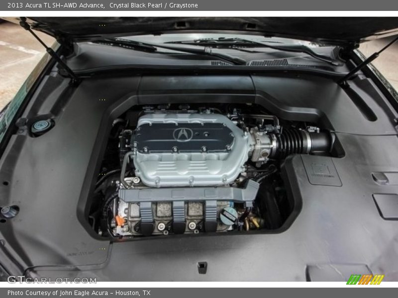Crystal Black Pearl / Graystone 2013 Acura TL SH-AWD Advance