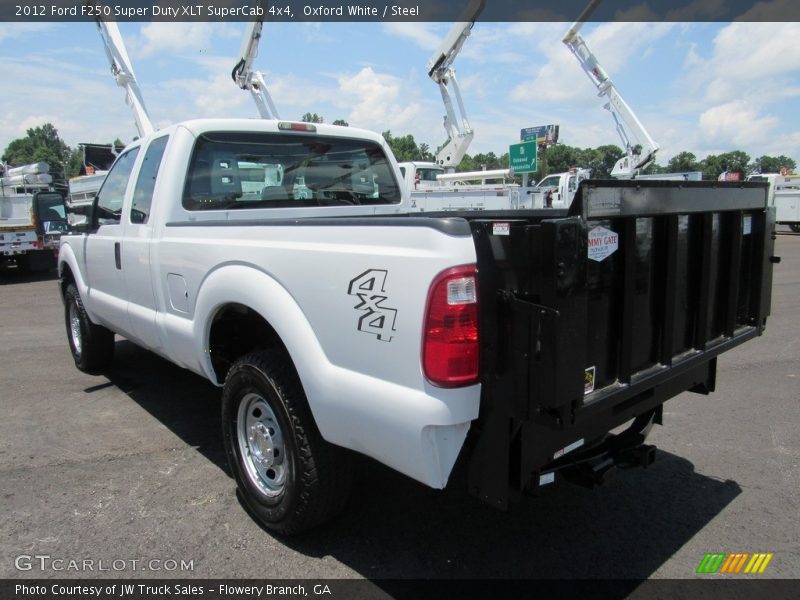 Oxford White / Steel 2012 Ford F250 Super Duty XLT SuperCab 4x4