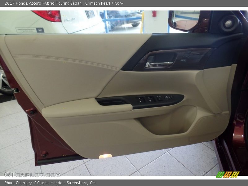 Crimson Pearl / Ivory 2017 Honda Accord Hybrid Touring Sedan