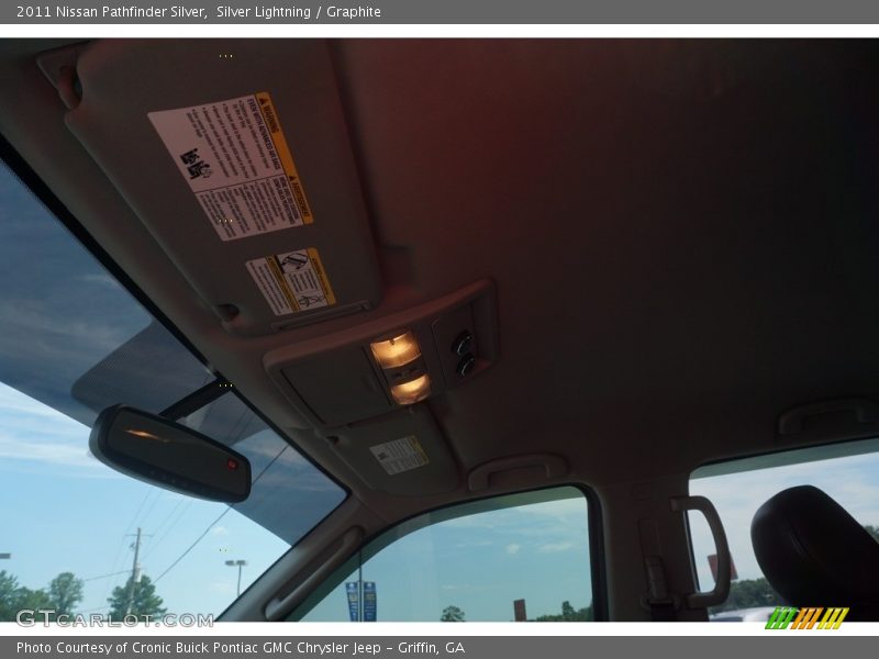 Silver Lightning / Graphite 2011 Nissan Pathfinder Silver