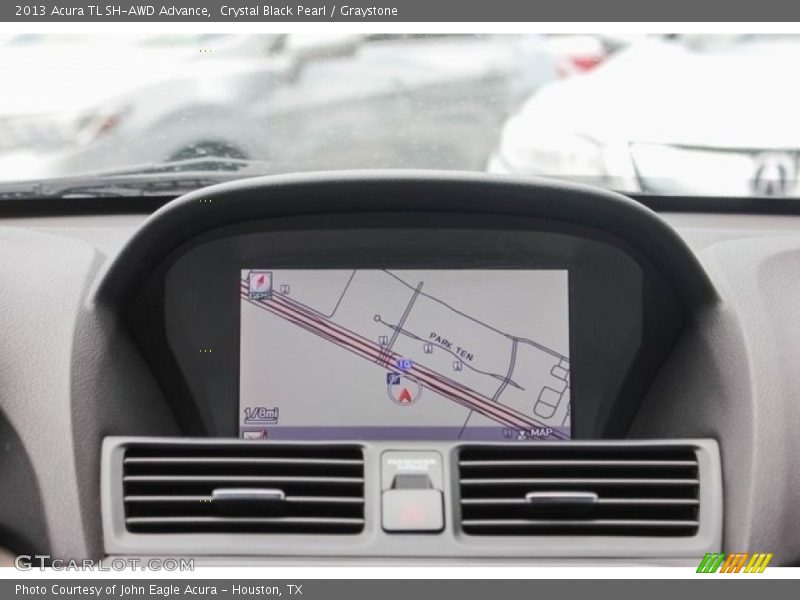 Crystal Black Pearl / Graystone 2013 Acura TL SH-AWD Advance