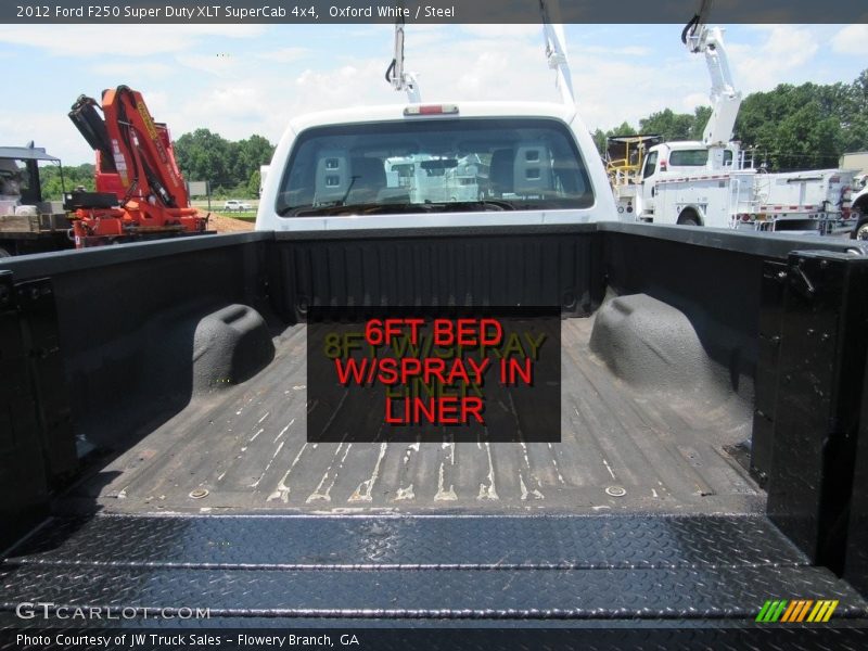 Oxford White / Steel 2012 Ford F250 Super Duty XLT SuperCab 4x4